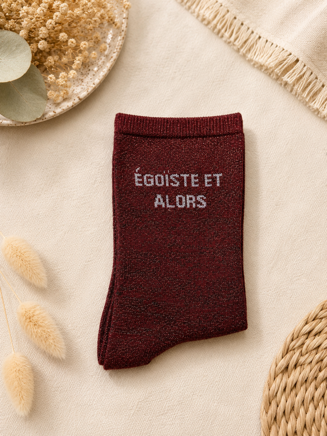 ✨ Chaussettes à Paillettes égoiste et alors ✨