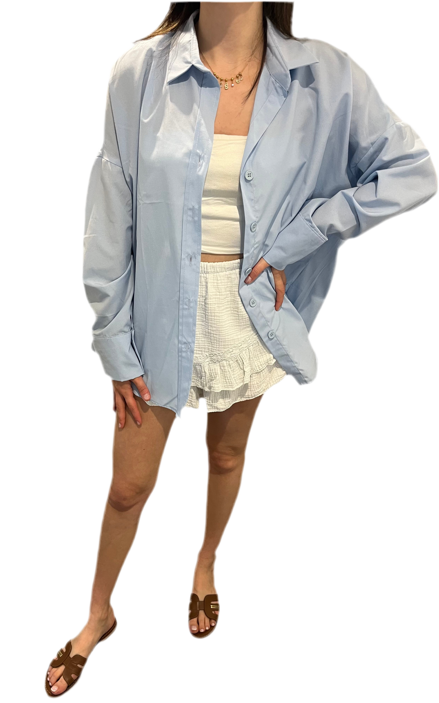 Chemise Oversize bleu Baby