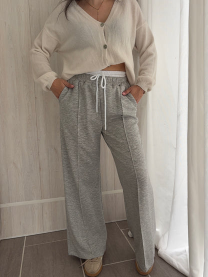 Jogging Gris Nuage confortable