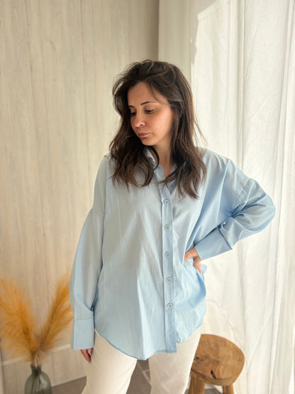 Chemise Oversize bleu Baby