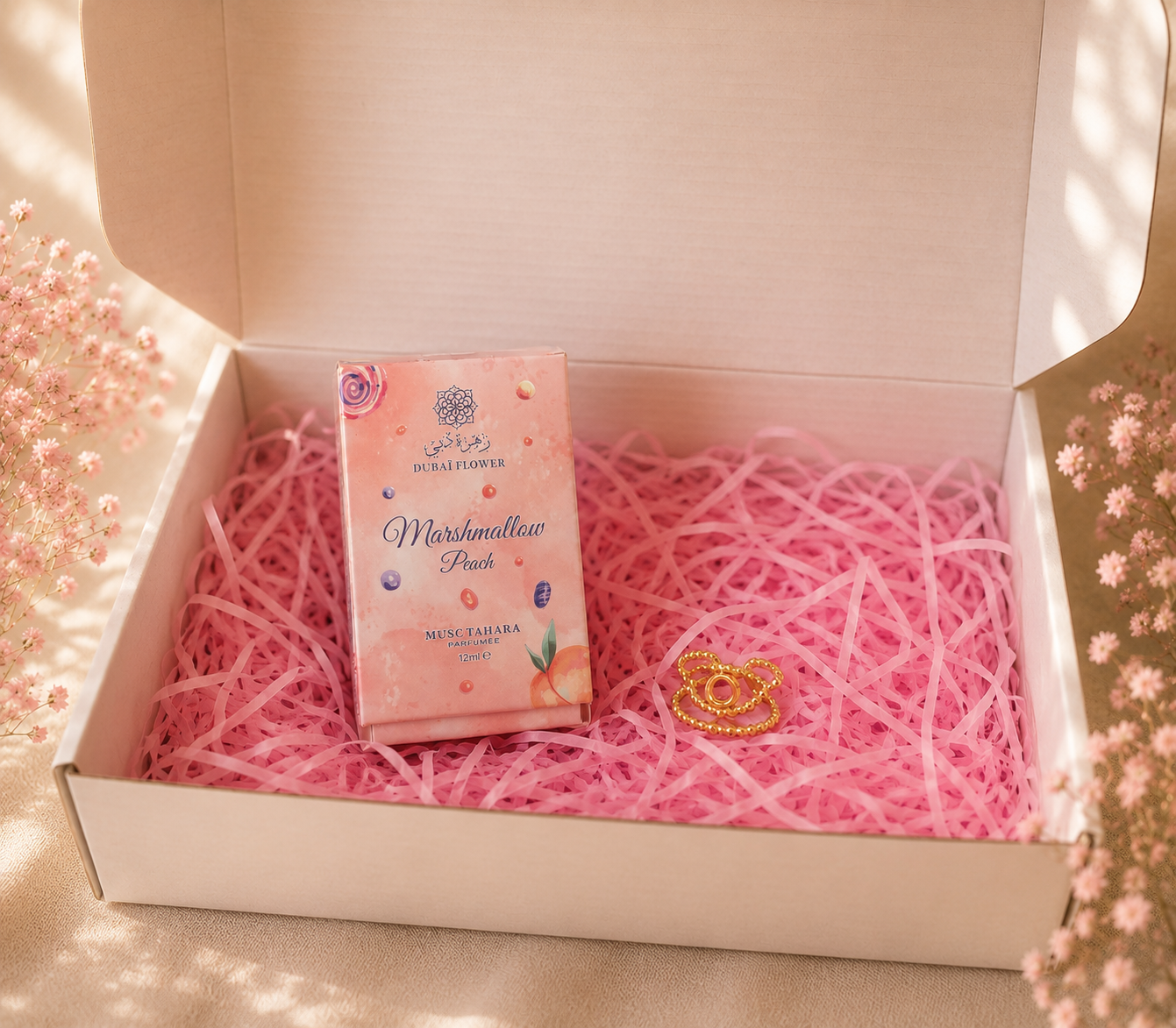 ✨ Coffret “Golden Peach” – Édition Fête des Mères ✨