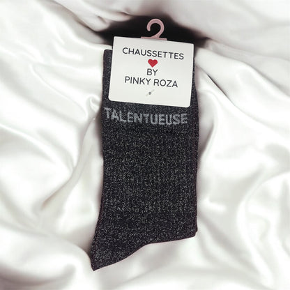 Chaussettes à Paillettes Talentueuse
