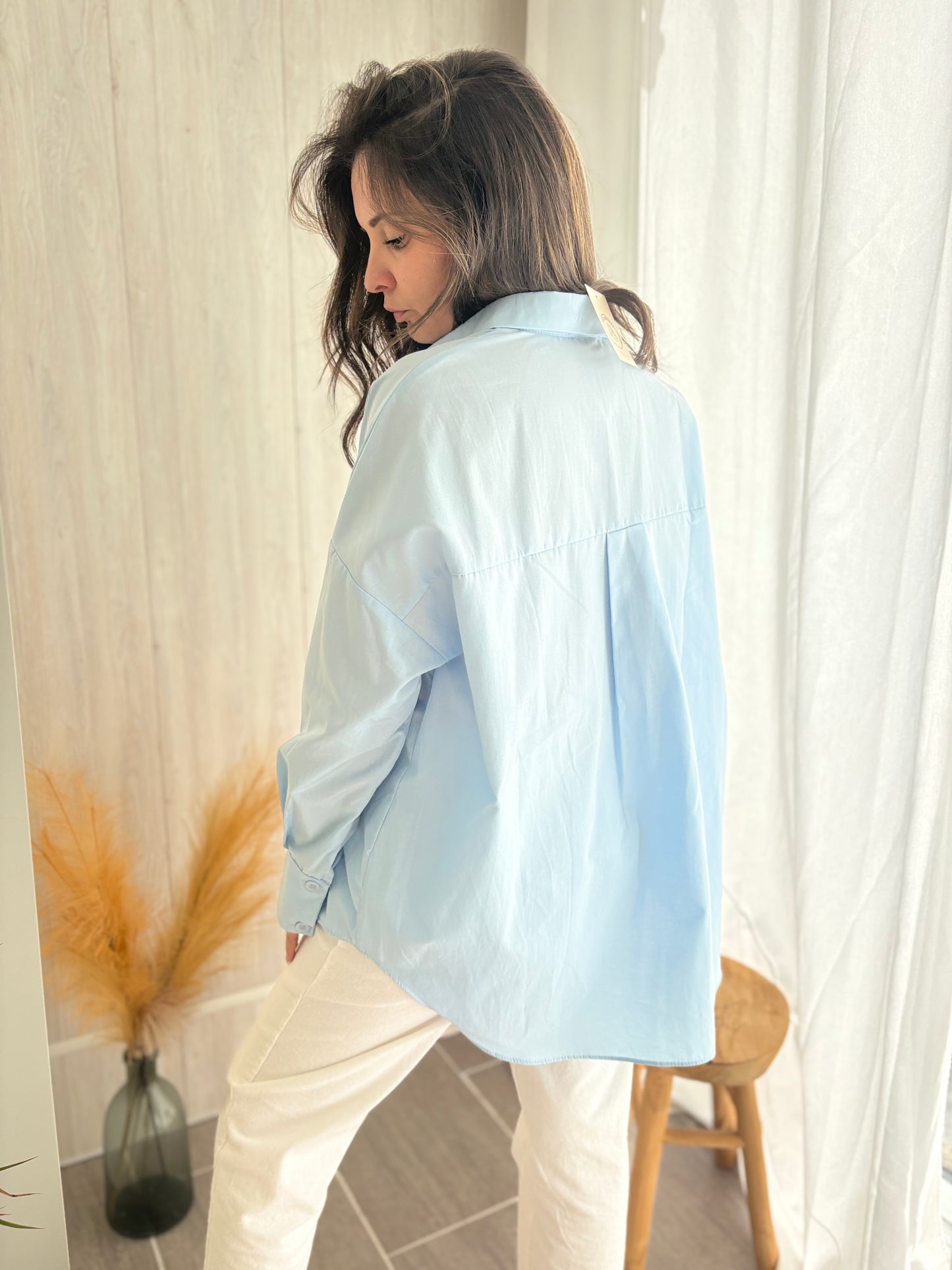 Chemise Oversize bleu Baby