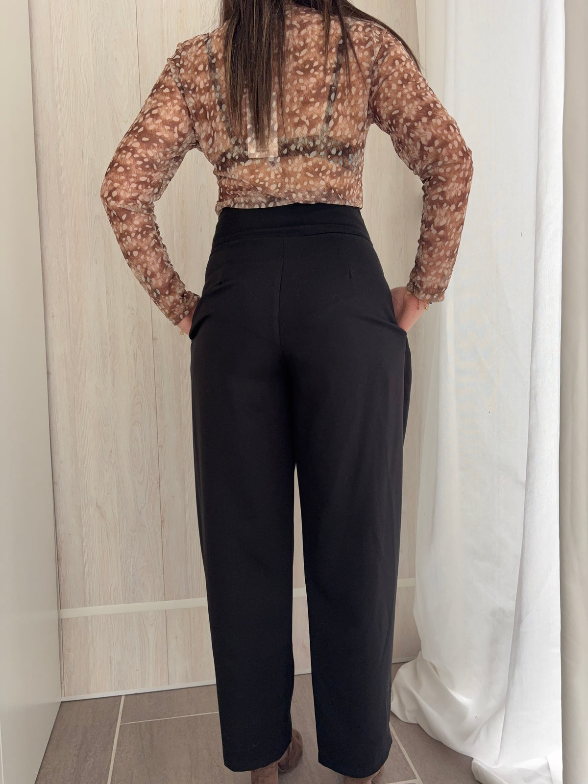 pantalon noir élégant – Elisa