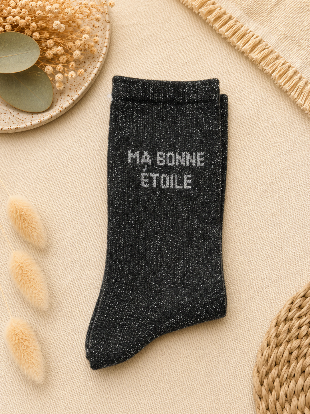 ✨ Chaussettes à Paillettes Ma Bonne étoile ✨
