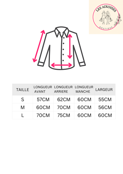Chemise argentée Céline