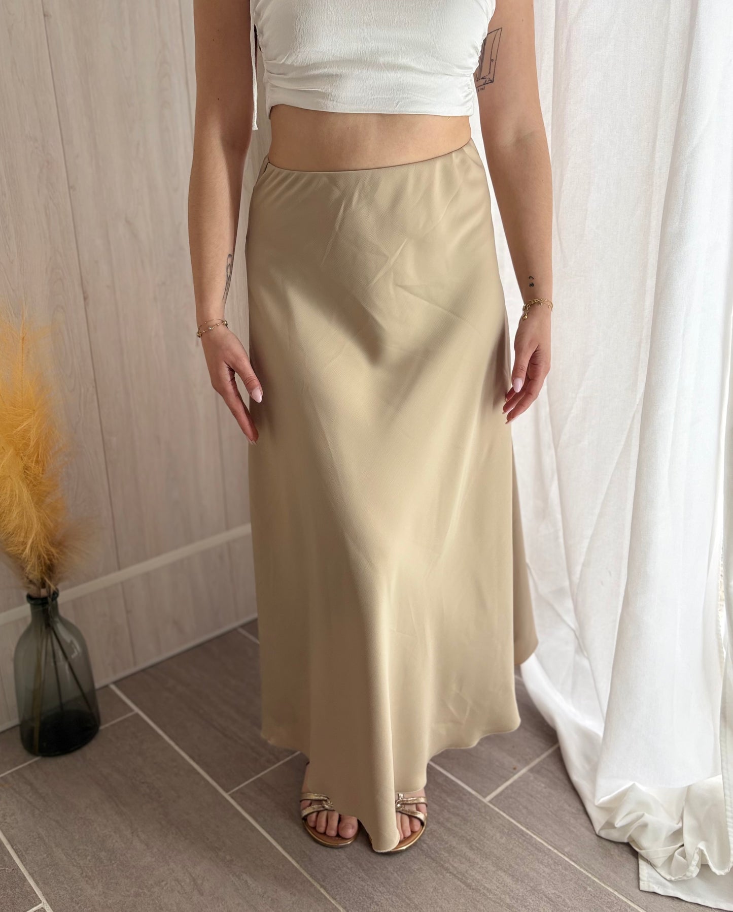 ✨ Jupe Midi Satinée ✨
