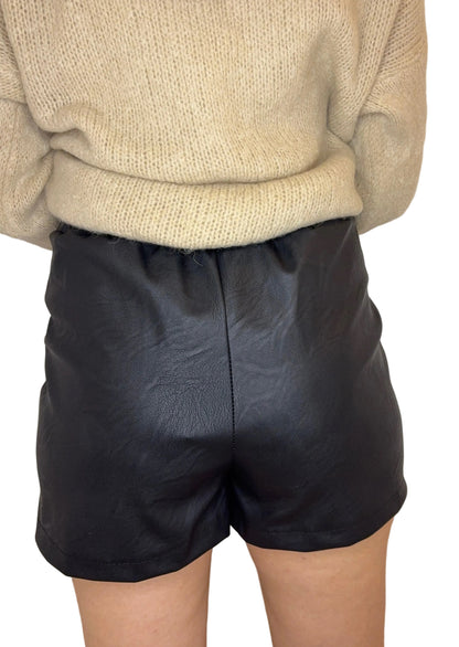 Jupe Short Simili cuir