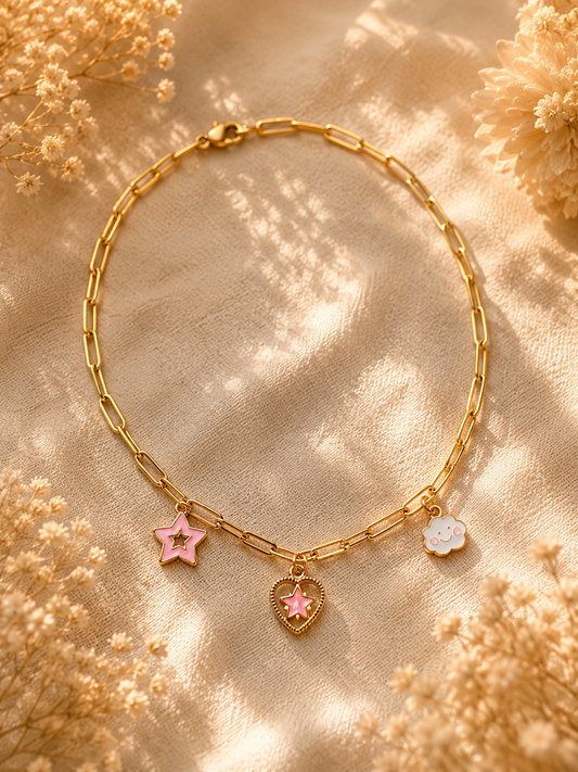 ✨ Collier Pink Stardust ✨
